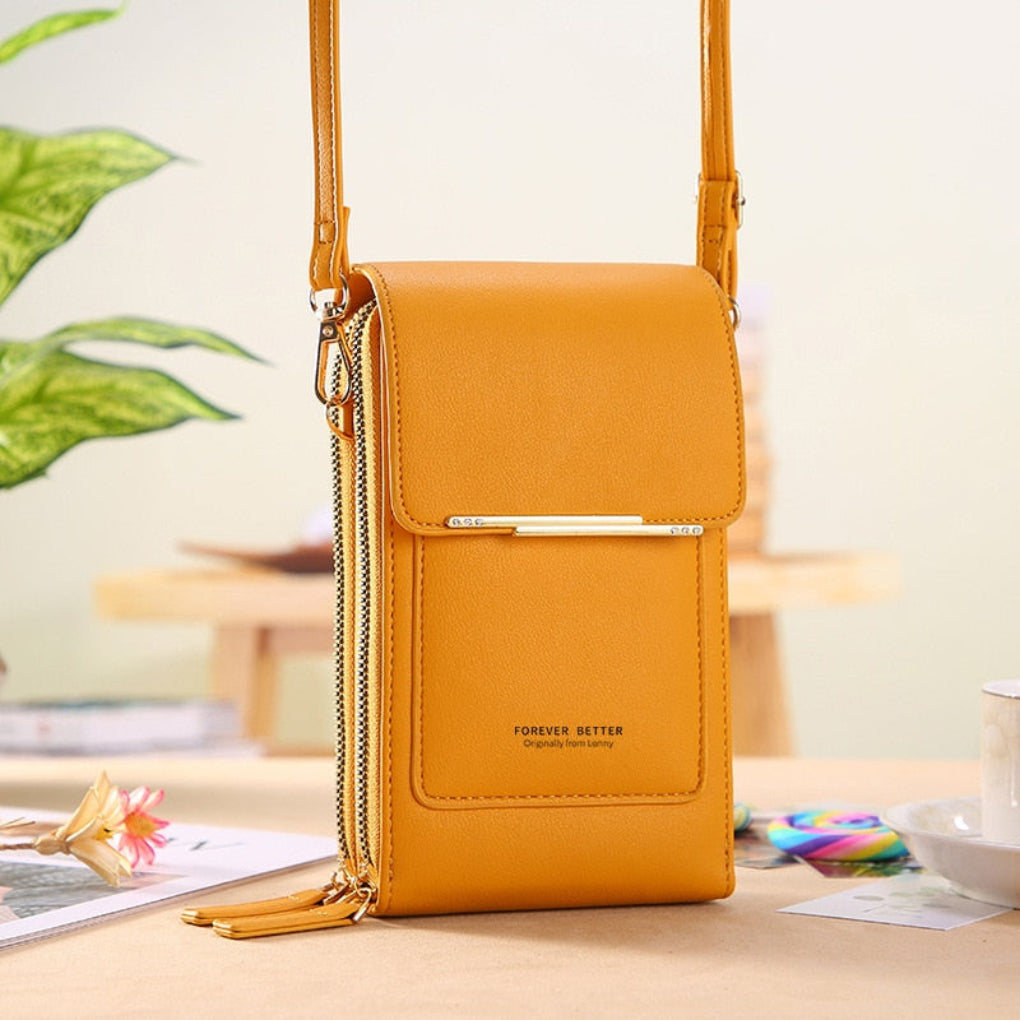 Ella – Borsa a tracolla porta smartphone con finestra touch