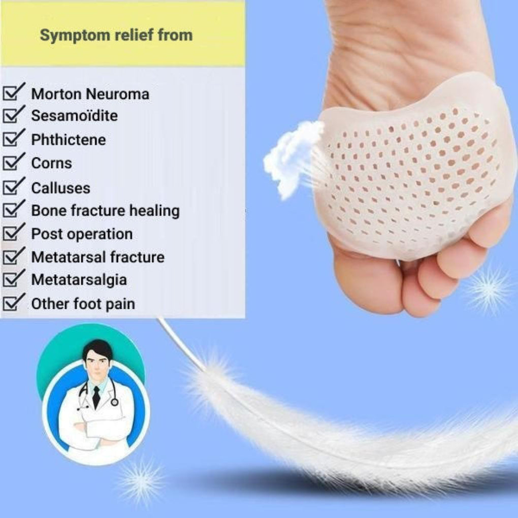 Cuscinetti Metatarsali in Gel Traspiranti Set di 2