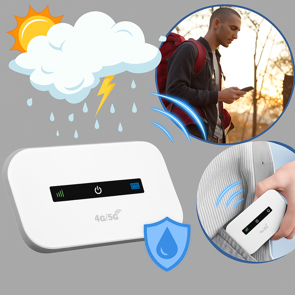 Router Wi-Fi Portatile – Accesso Internet in Movimento