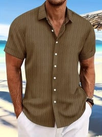 Camicia estiva da uomo a maniche corte