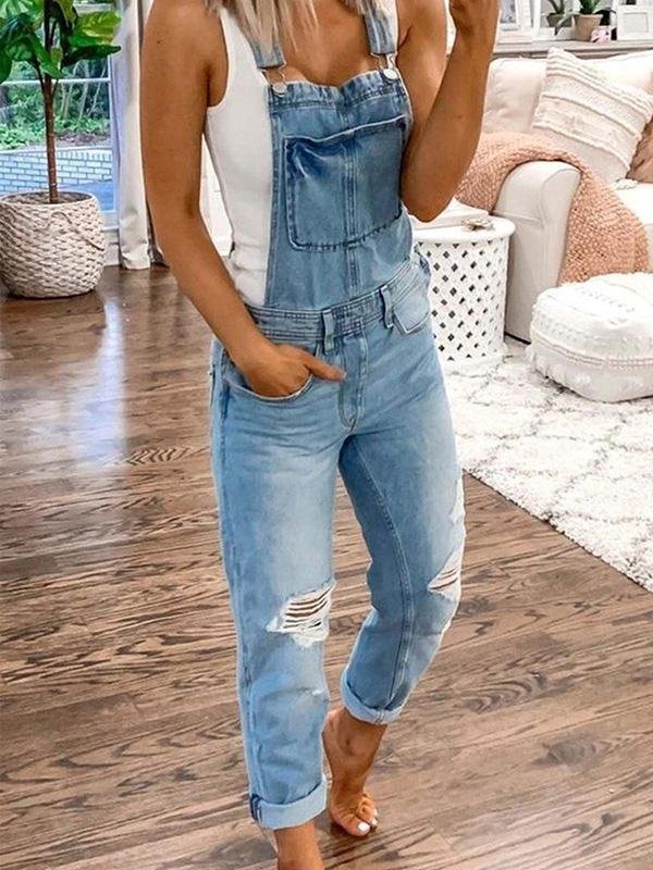 UrbanChic – Tuta in denim da donna