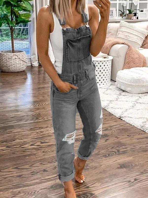 UrbanChic – Tuta in denim da donna