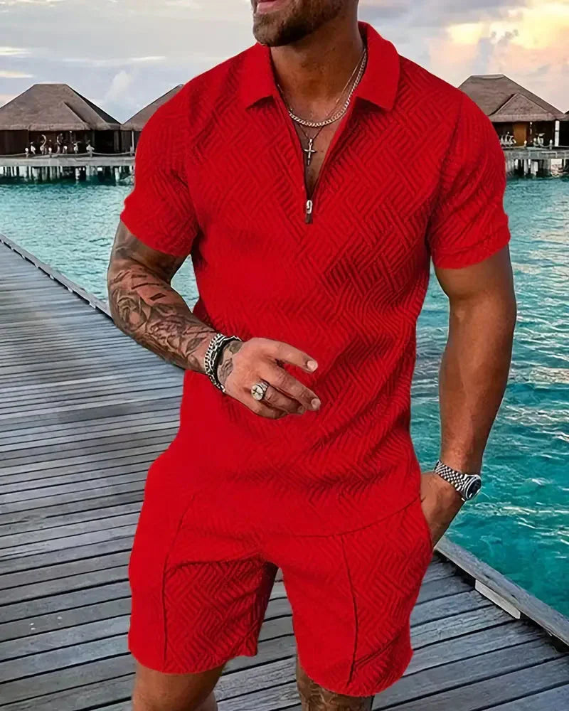 Abbigliamento Estivo Tuta con Zipper