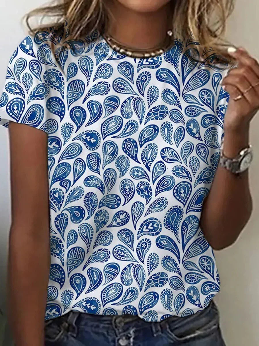 Noah – T-shirt casual stampata con scollo rotondo