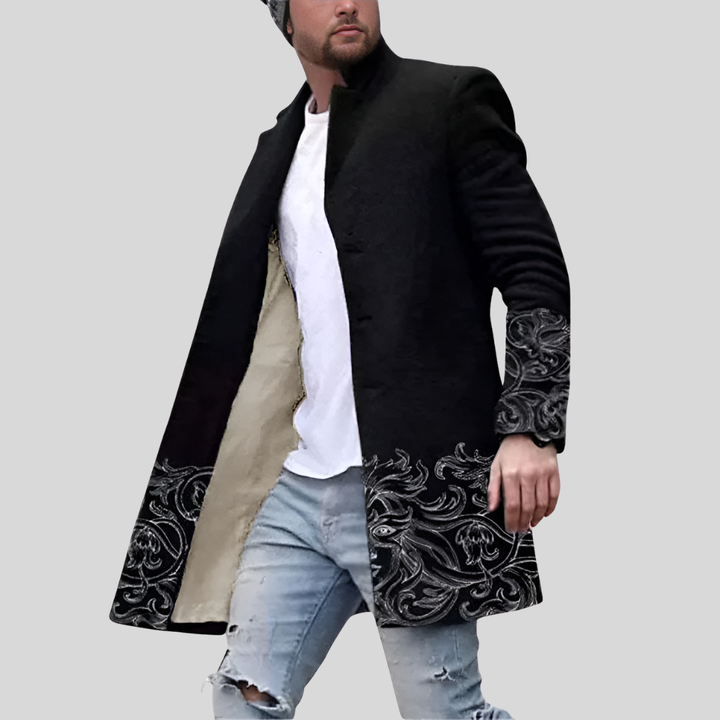 Cappotto Street Print – Giacca Casual e Regolabile da Uomo