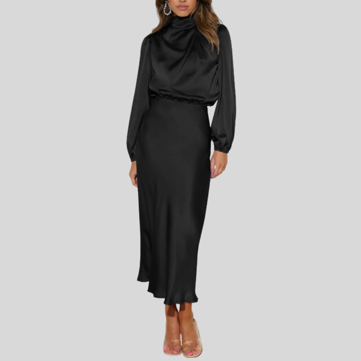Abito da Sera in Satin Elegante per Donne