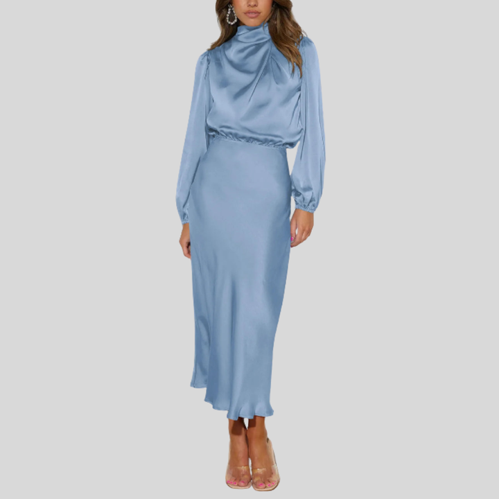 Abito da Sera in Satin Elegante per Donne
