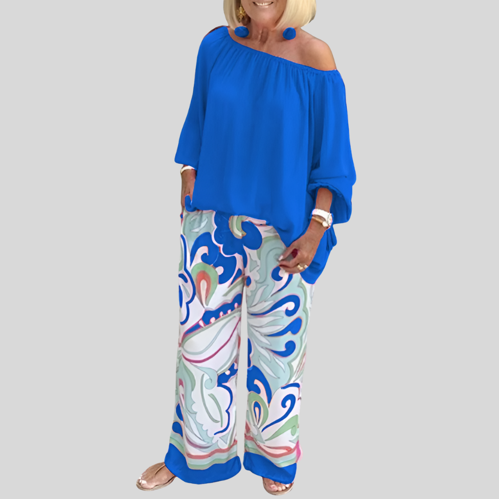 Elegante Set Due Pezzi Senza Spalline
