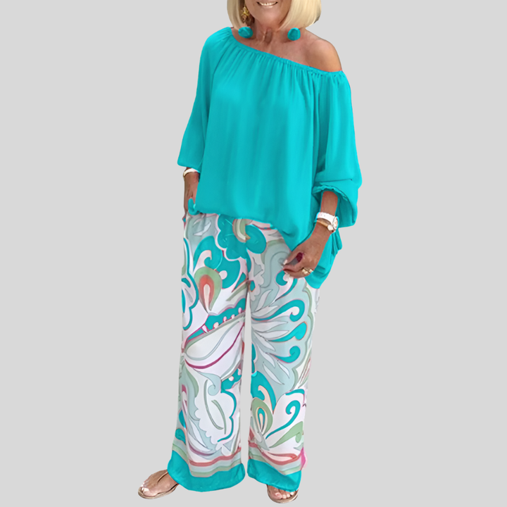 Elegante Set Due Pezzi Senza Spalline