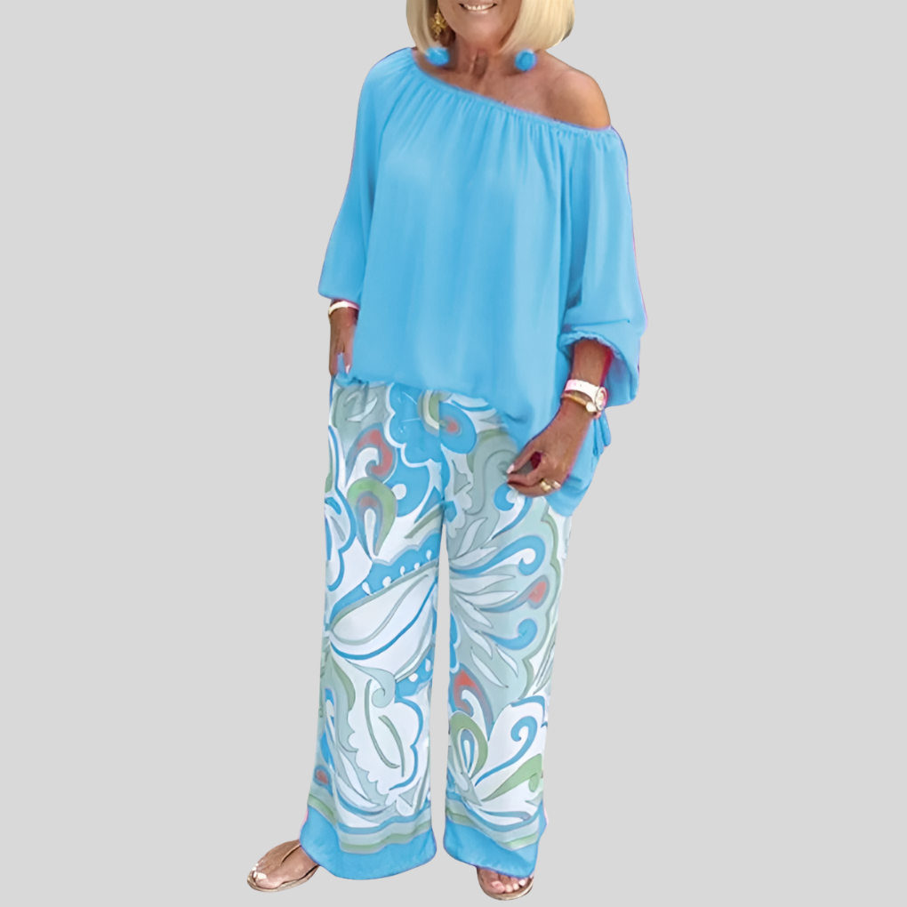 Elegante Set Due Pezzi Senza Spalline