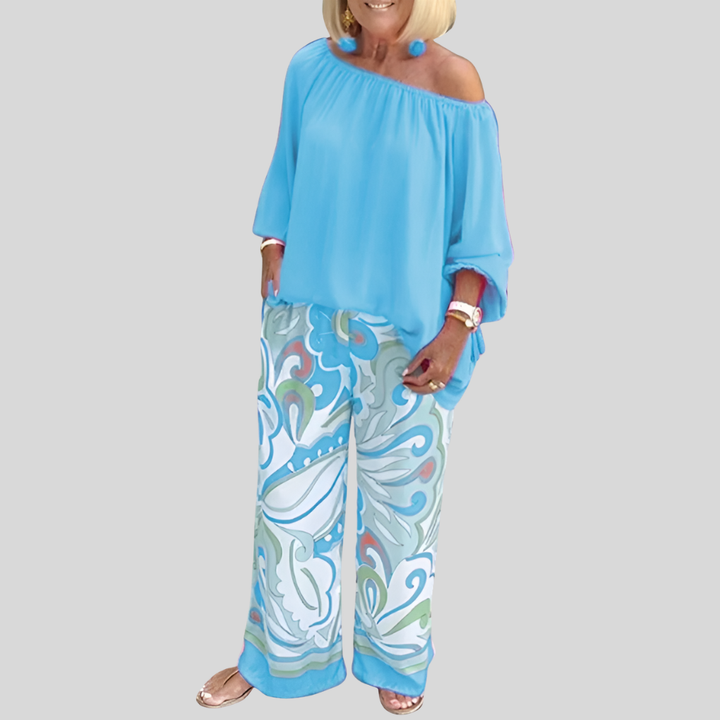 Elegante Set Due Pezzi Senza Spalline