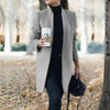 Cappotto Invernale da Donna con Collo Alto – Sovrapposizione Elegante con Calore Classico