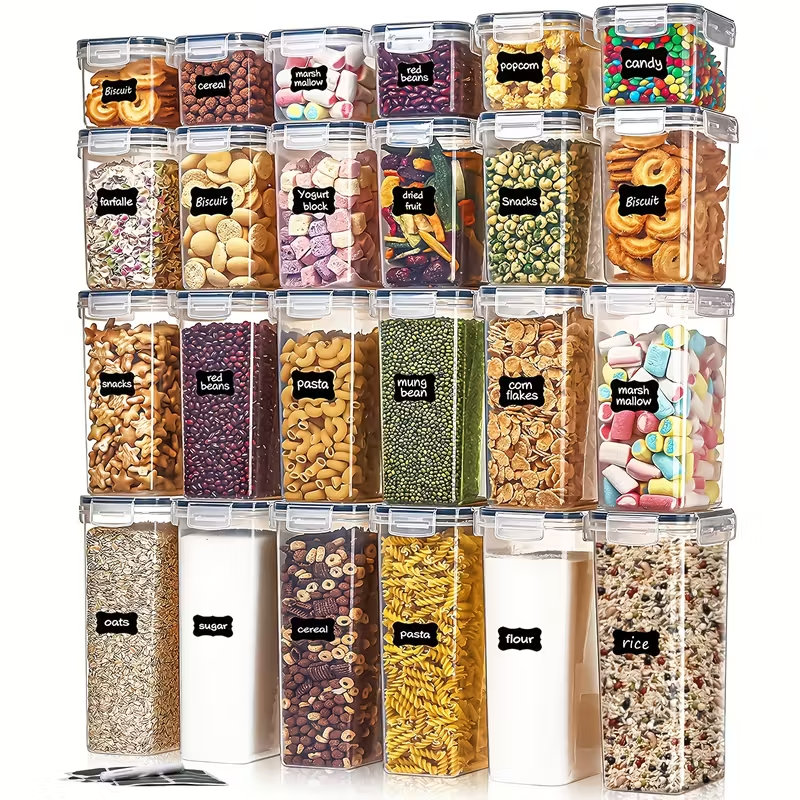 Contenitori per Alimenti Ermetici da 24 Pezzi