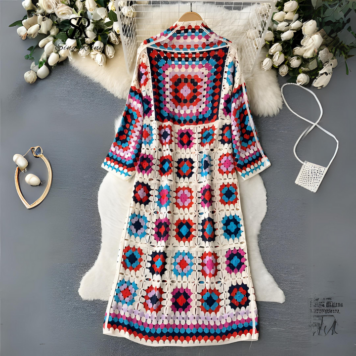 Cardigan colorato Corrie Long