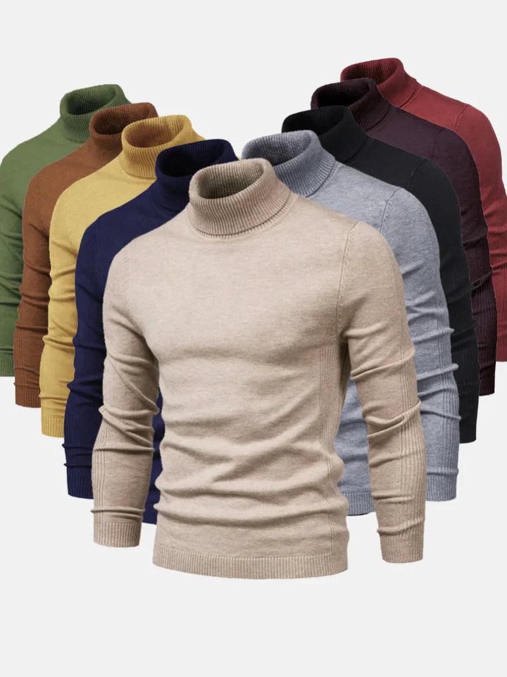 Maglione Collo Alto Uomo – Lavabile e Versatile