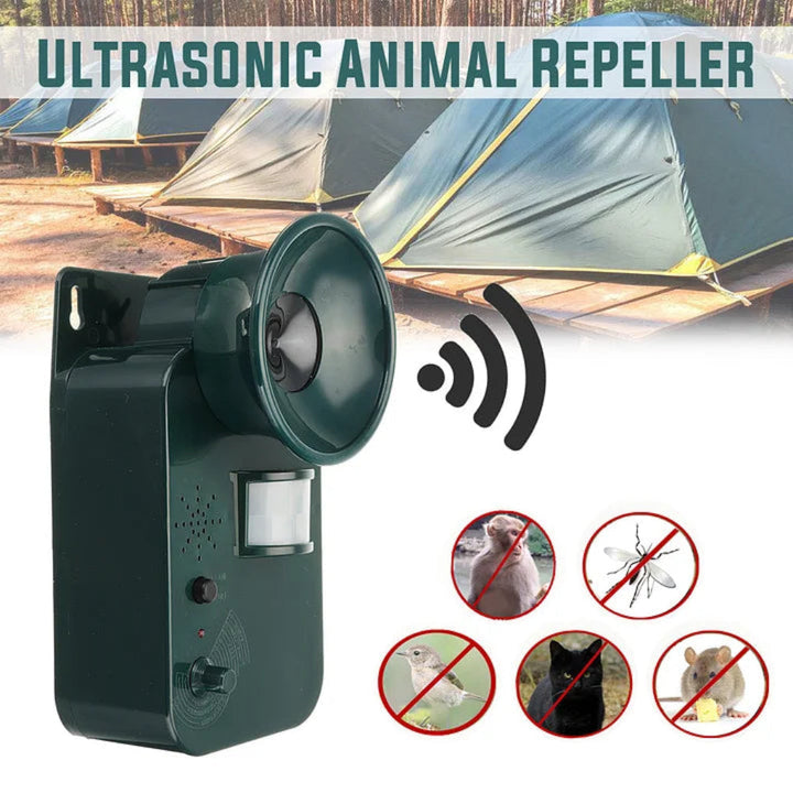Repellente Ultrasonico per Animali 5000mq
