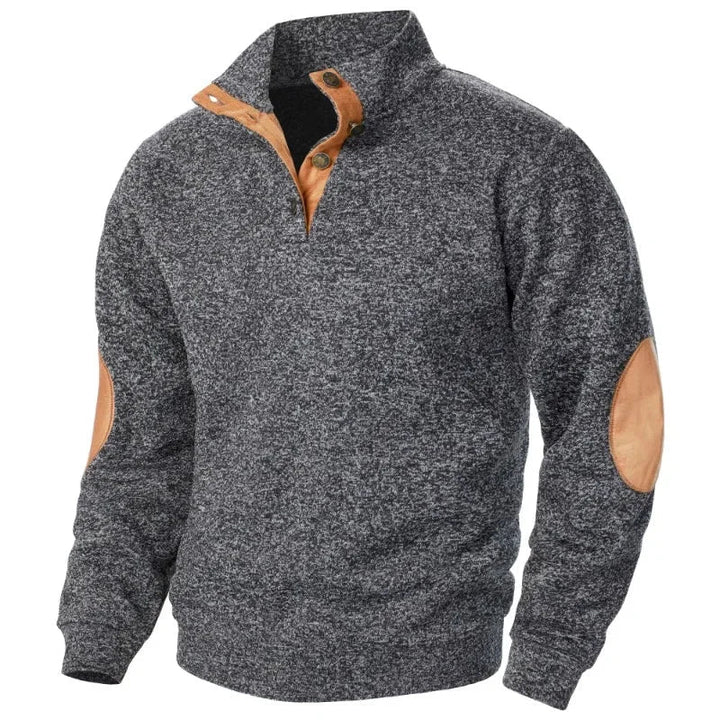 Felpa da uomo con scollo a V per lo stile outdoor e casual
