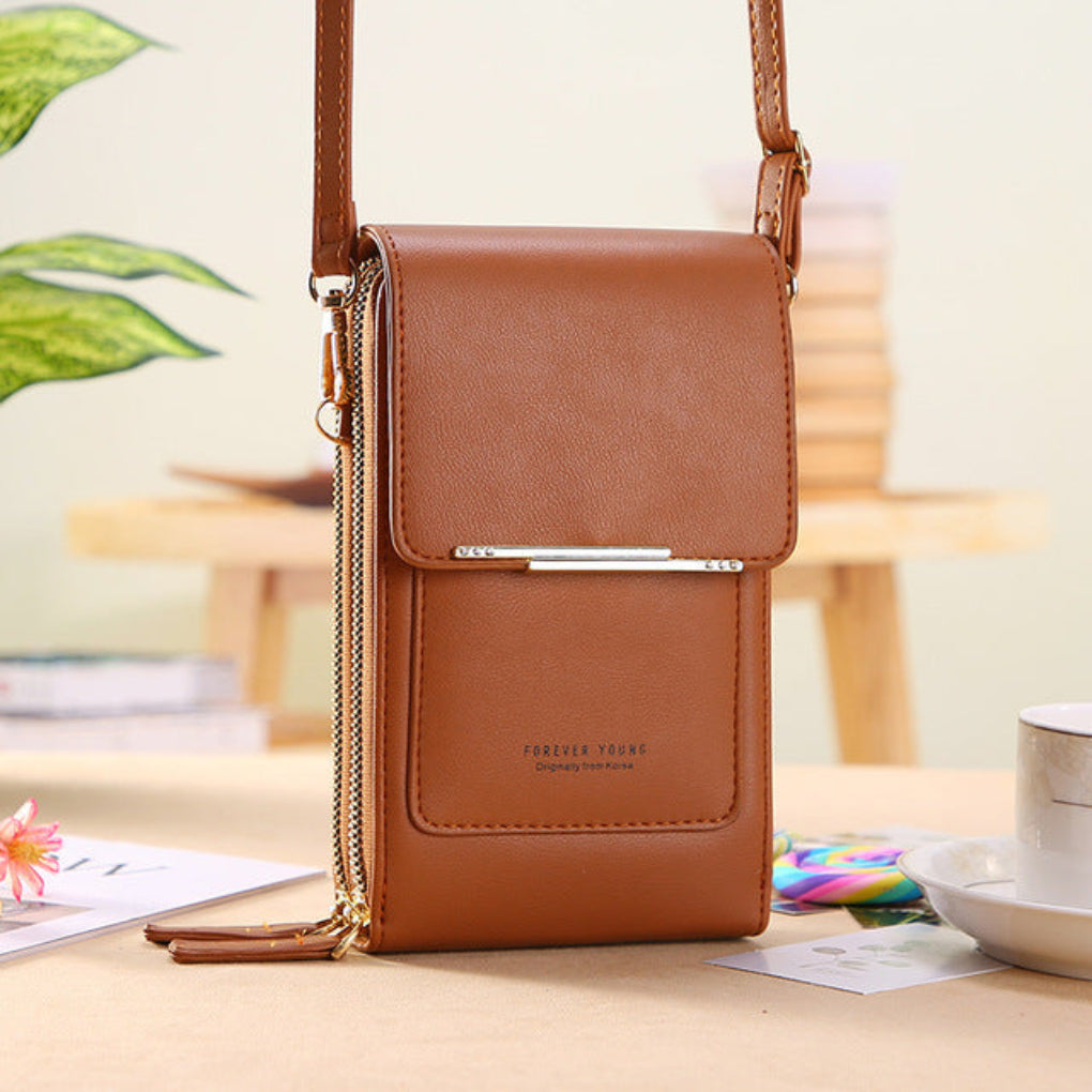 Ella – Borsa a tracolla porta smartphone con finestra touch