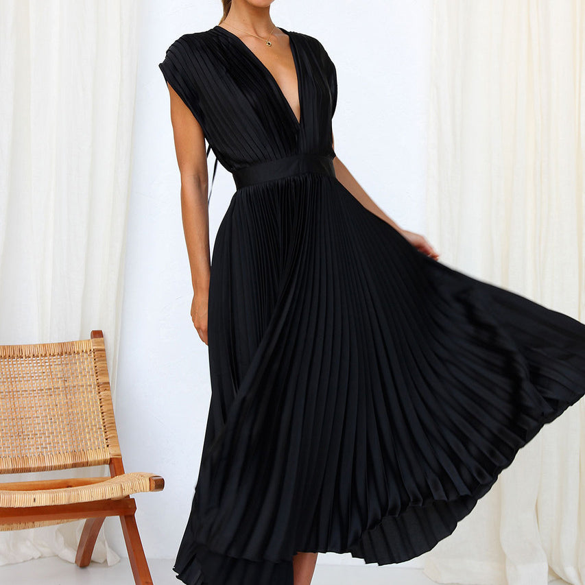 Casimir – Abito Elegante da Donna con Collo a V | Senza Maniche