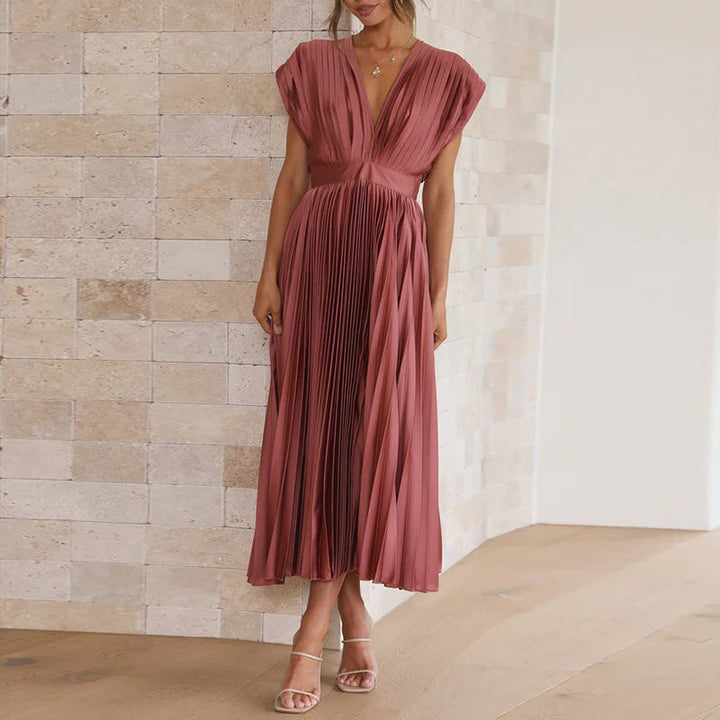 Casimir – Abito Elegante da Donna con Collo a V | Senza Maniche