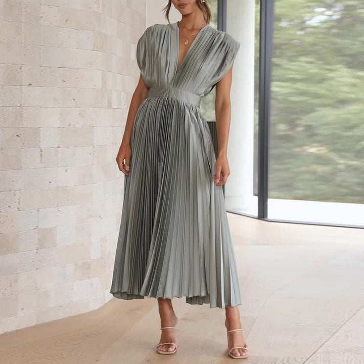 Casimir – Abito Elegante da Donna con Collo a V | Senza Maniche
