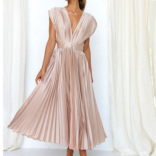 Casimir – Abito Elegante Senza Maniche a V per Donna | Sophistication Senza Tempo