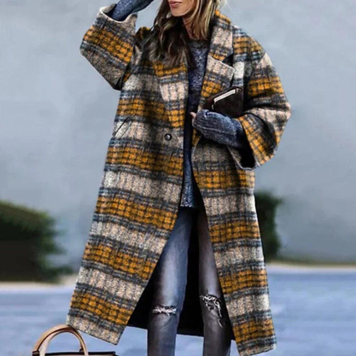 Cappotto Autunnale Lungo Elegante – Strato Caldo per Giorni Freddi