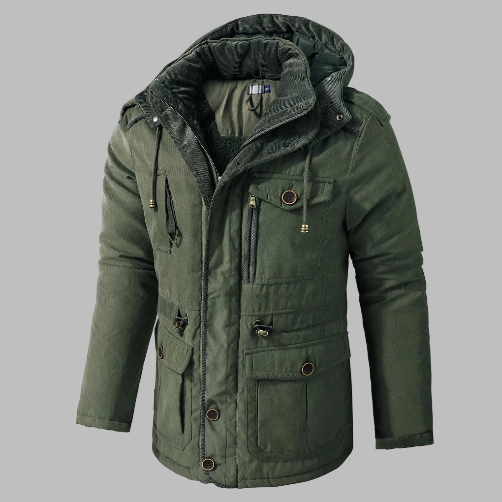Giacca Invernale Multi-Tasche per Uomo