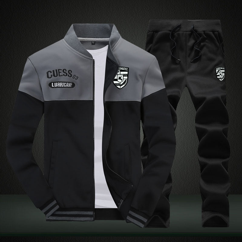 Tuta sportiva stile baseball da uomo
