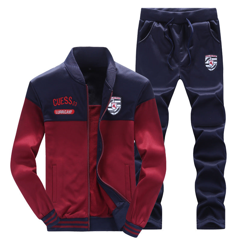 Tuta sportiva stile baseball da uomo
