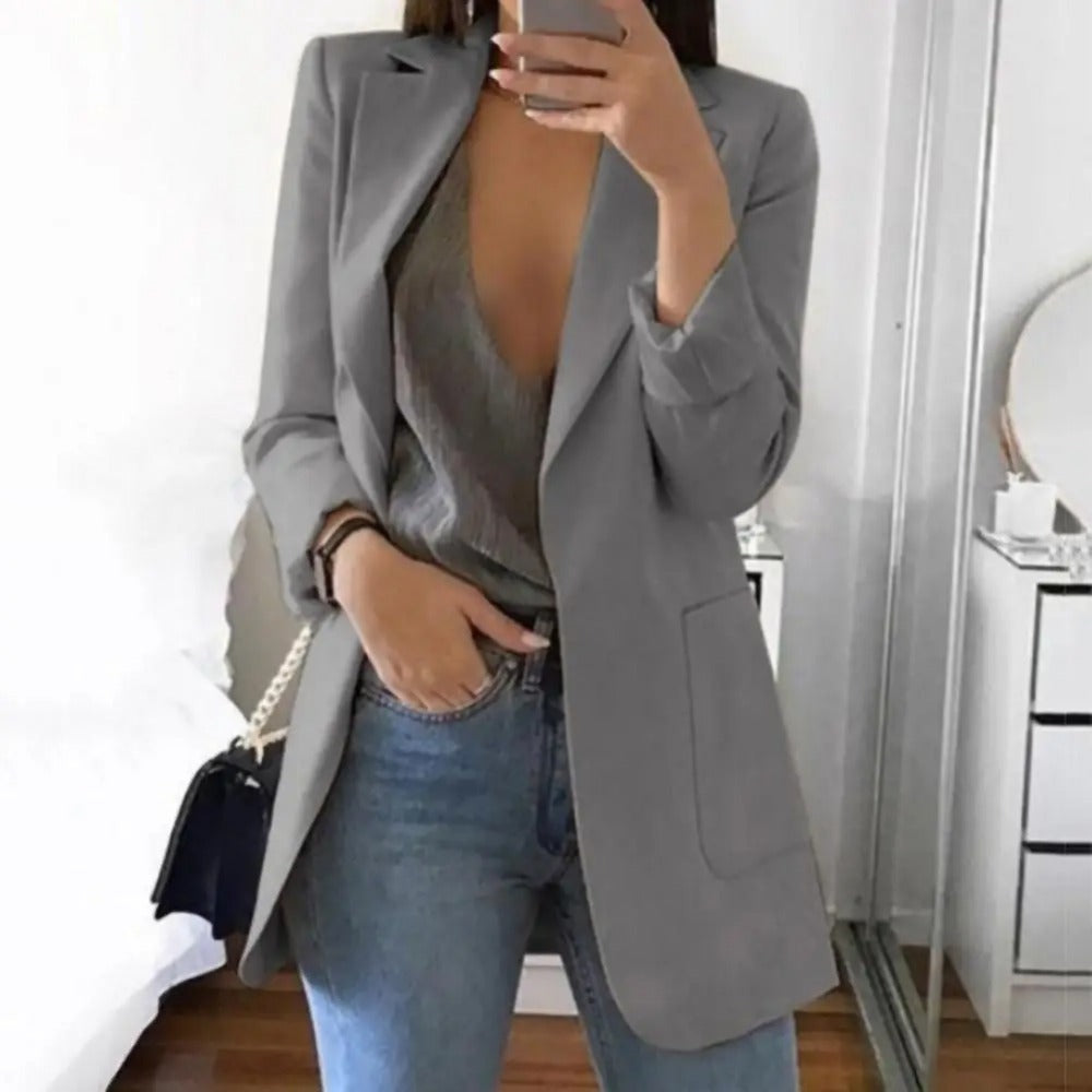 Blazer sciancrato da donna