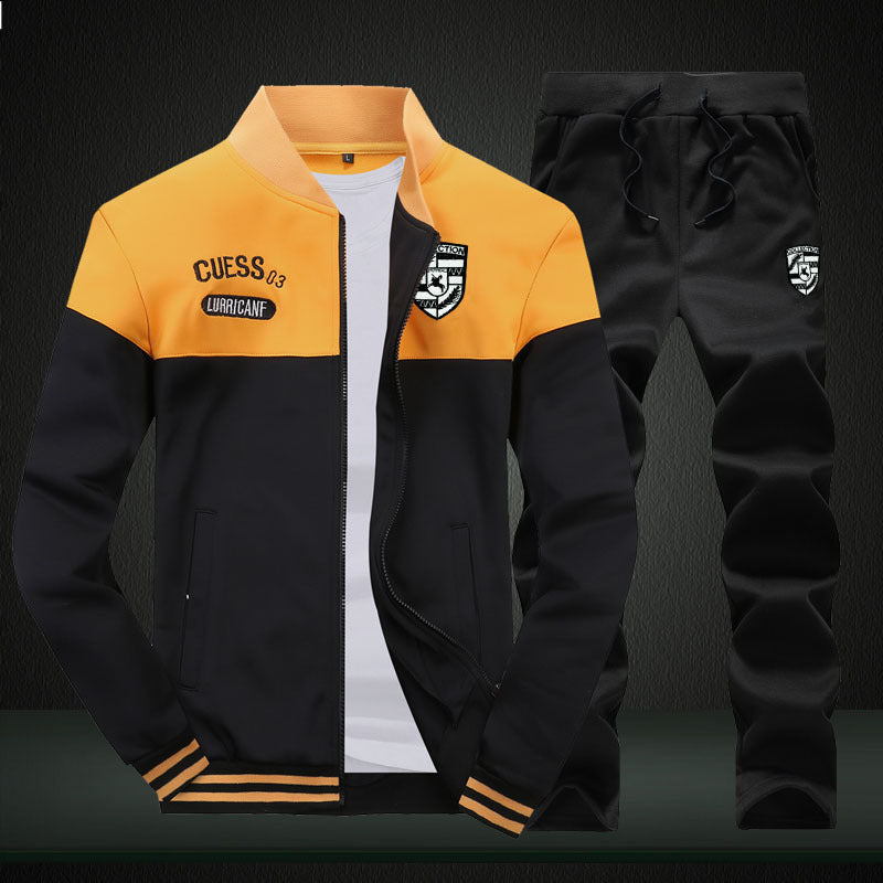 Tuta sportiva stile baseball da uomo