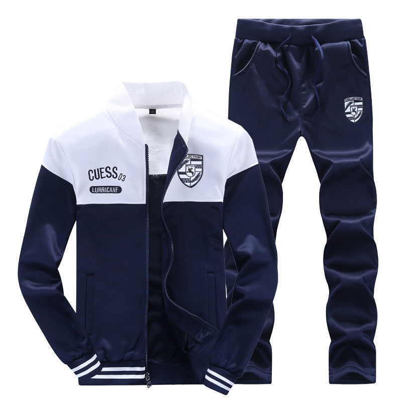 Tuta sportiva stile baseball da uomo