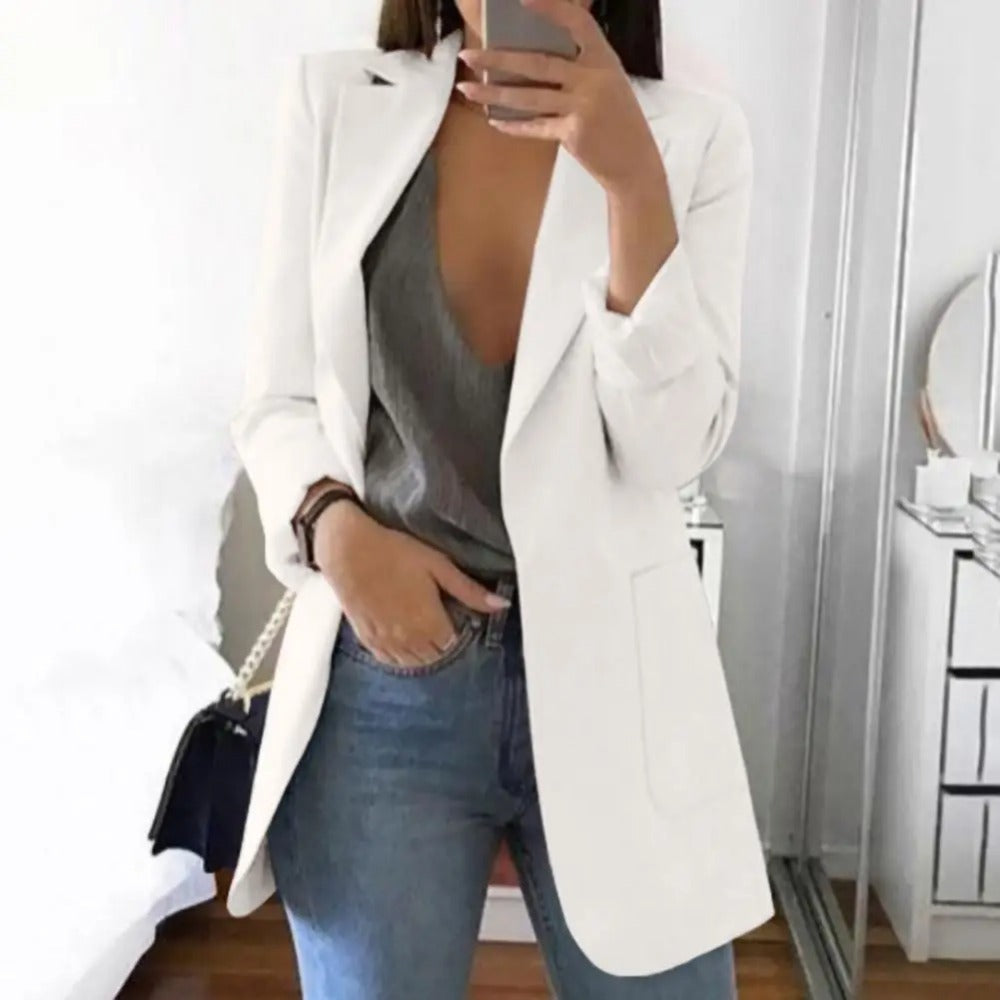 Blazer sciancrato da donna