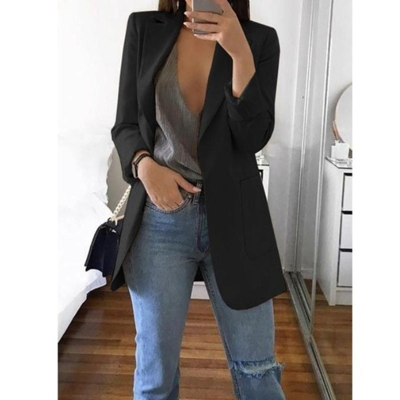 Blazer sciancrato da donna