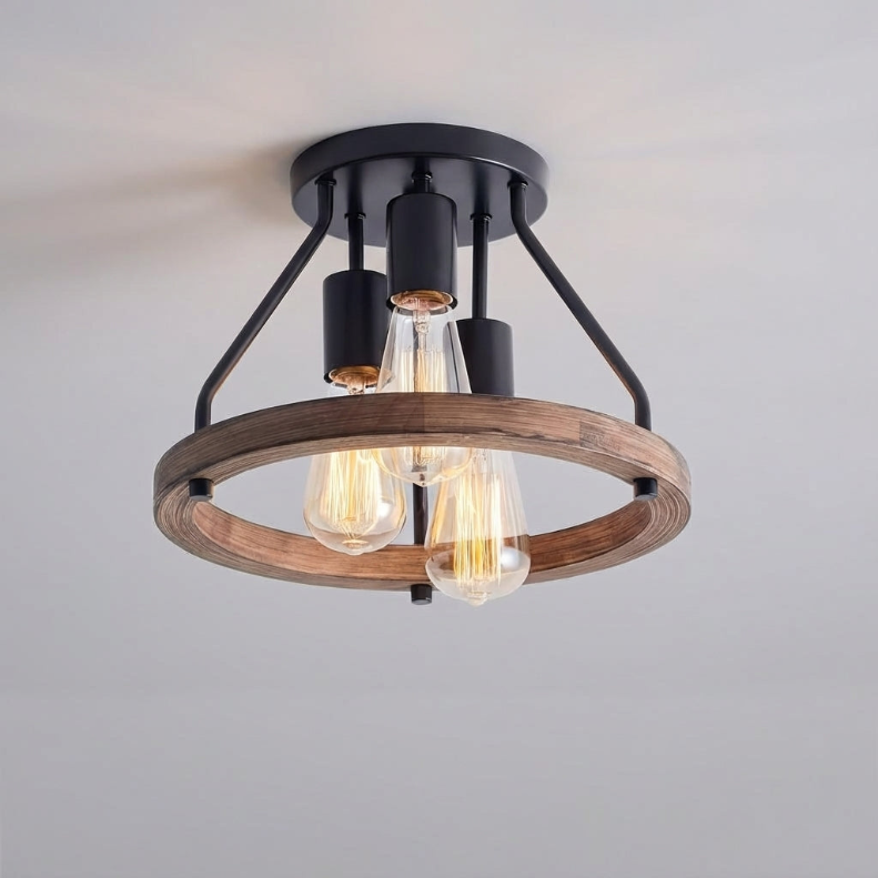 Lampada da Soffitto Industriale Farmhouse