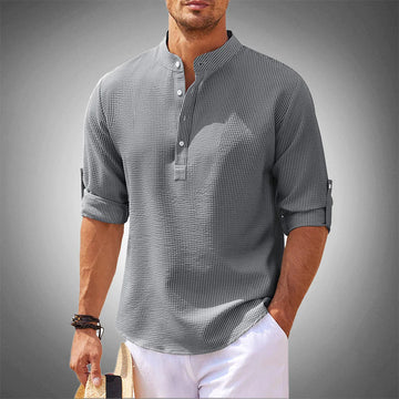 Maurice – Elegante camicia in lino per il gentiluomo moderno