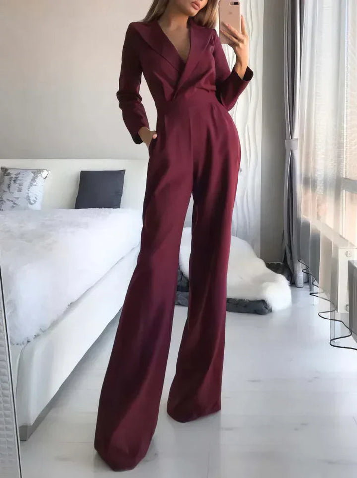 Tuta elegante a maniche lunghe per un look sofisticato