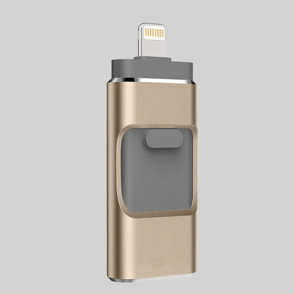 Chiavetta USB 4-in-1 – Soluzione di archiviazione multi-connettore
