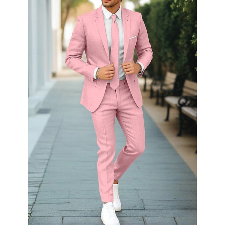 Completo casual in due pezzi in tessuto leggero