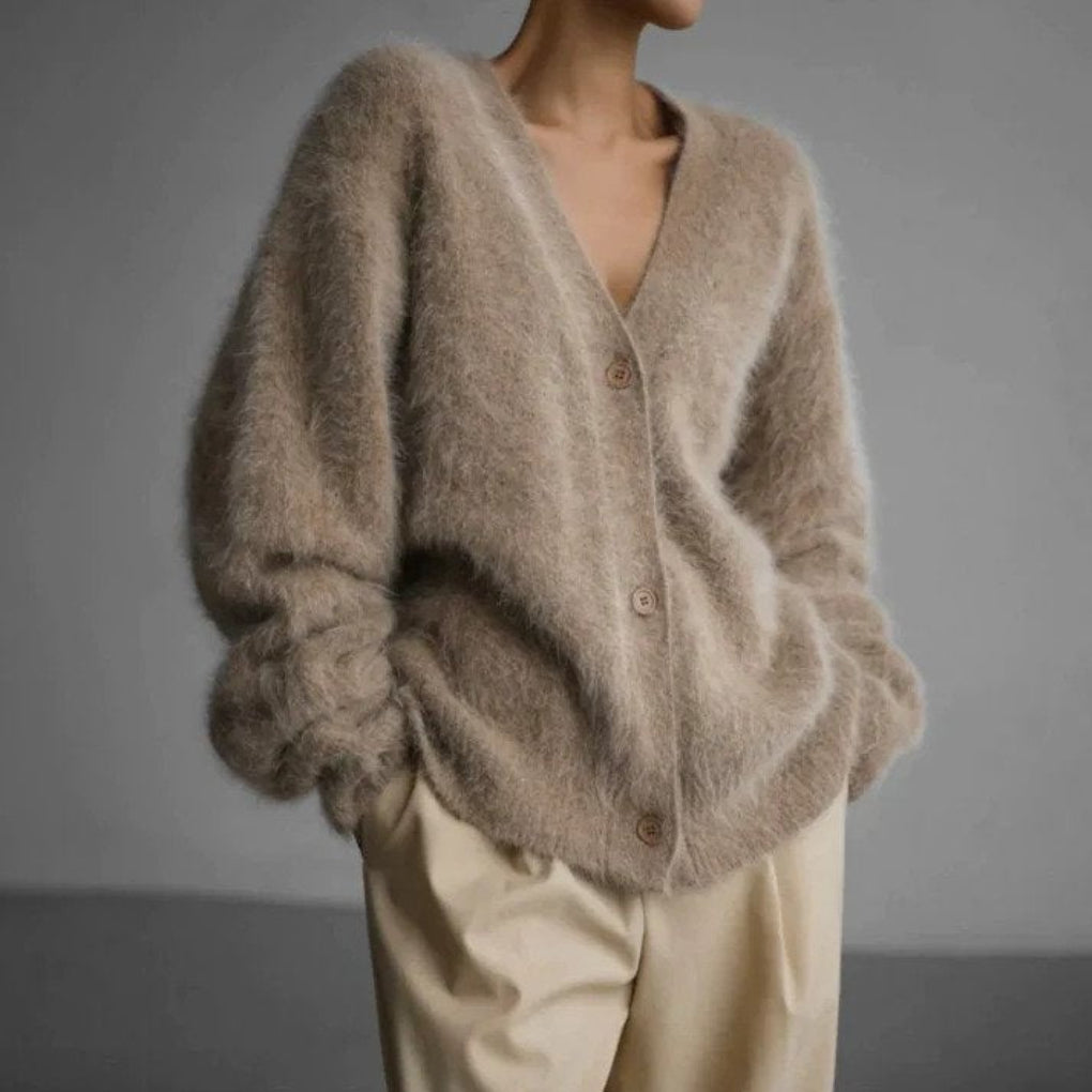 Cardigan in Lana Fine Simile