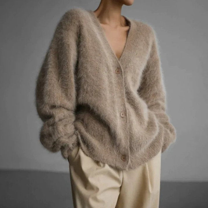 Cardigan in Lana Fine Simile