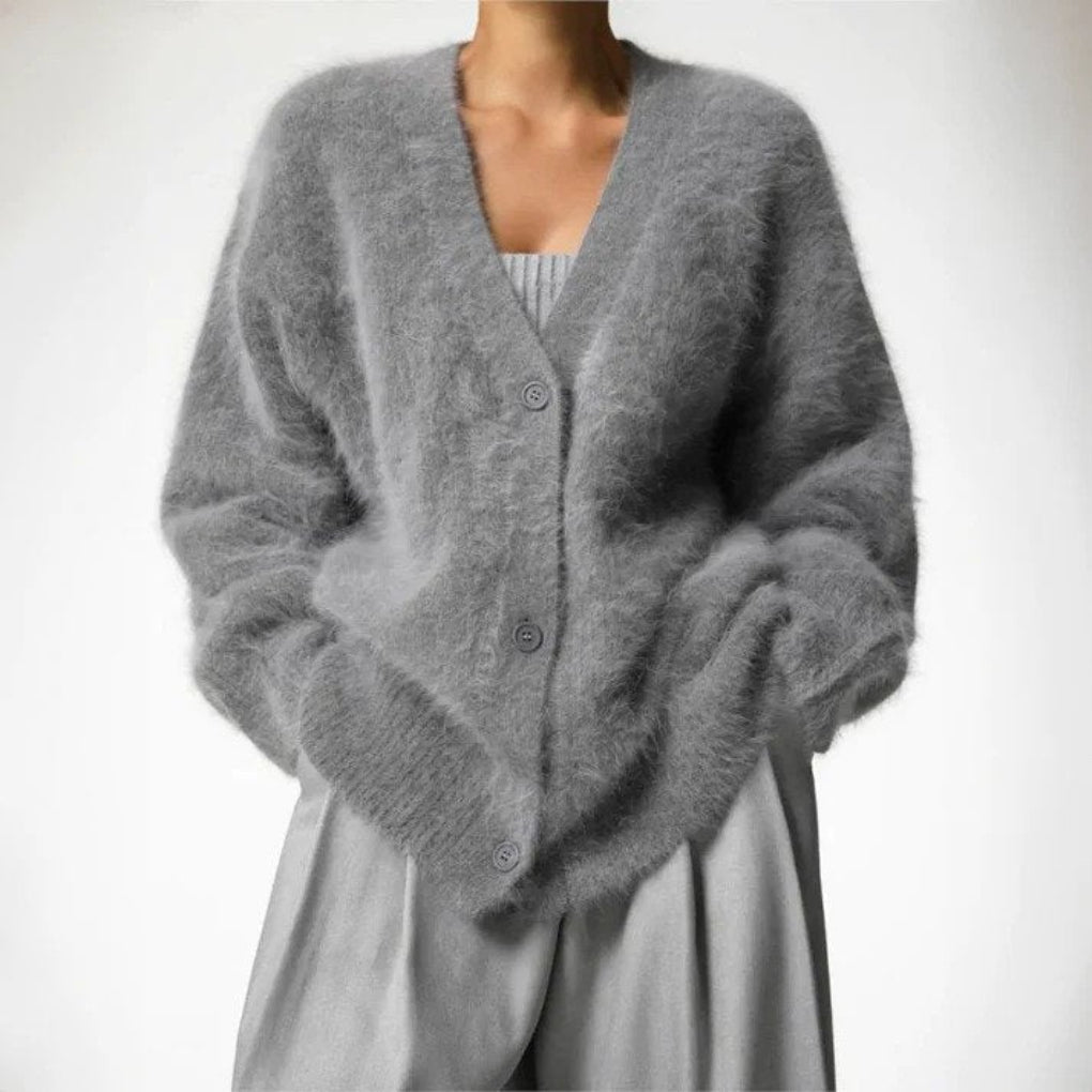 Cardigan in Lana Fine Simile