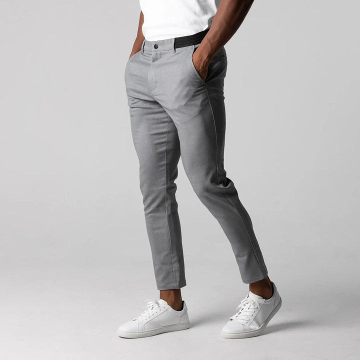 Pantaloni Chino Uomo Stile Elegante per Uso Quotidiano