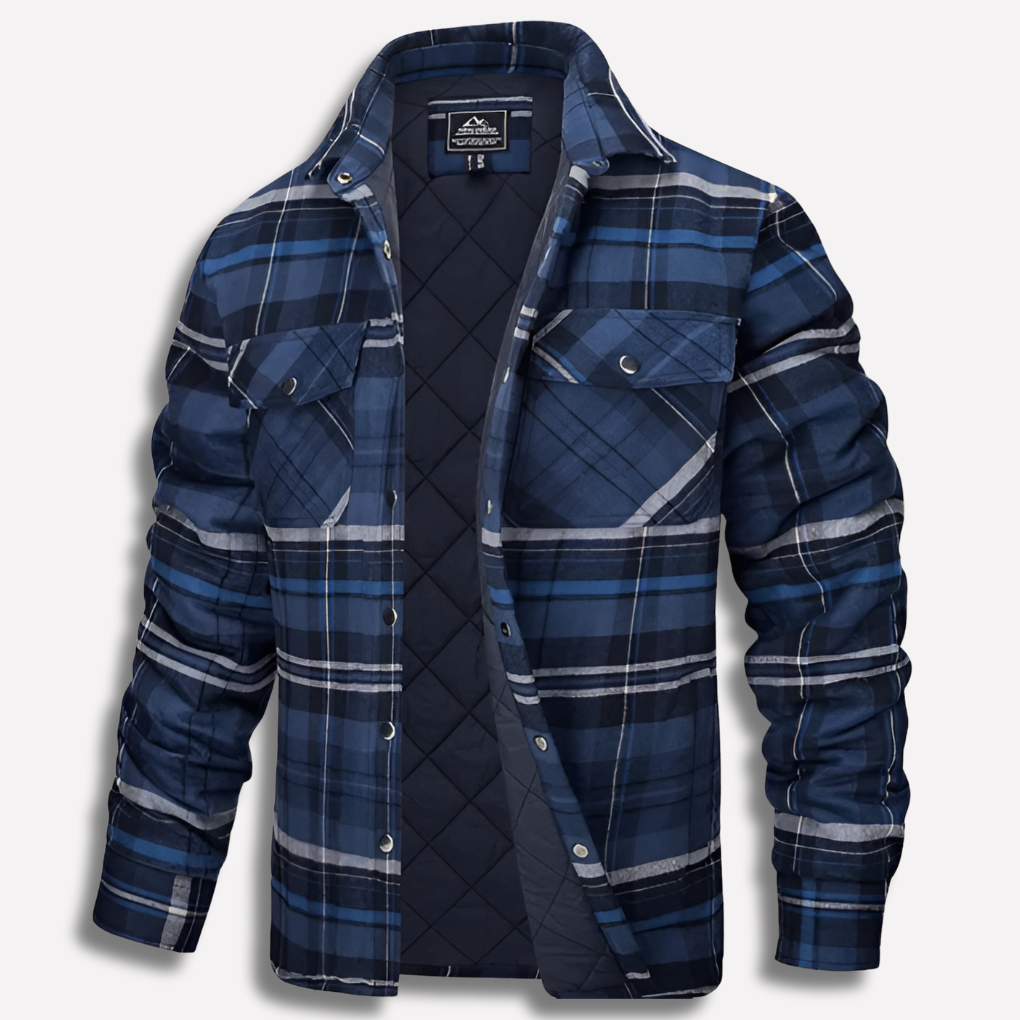Camicia Flanella a Quadrati in Cotone da Boscaiolo