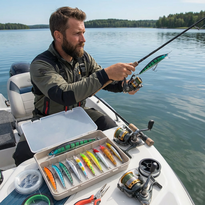 Kit di esche Minnow 10 colori