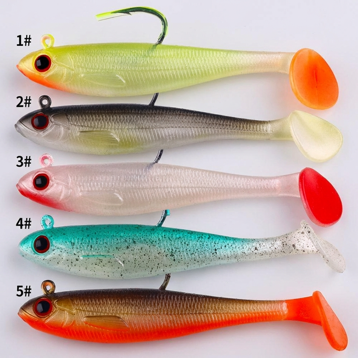 Swimbait per Bass e Luccio con Testa Jig in Piombo