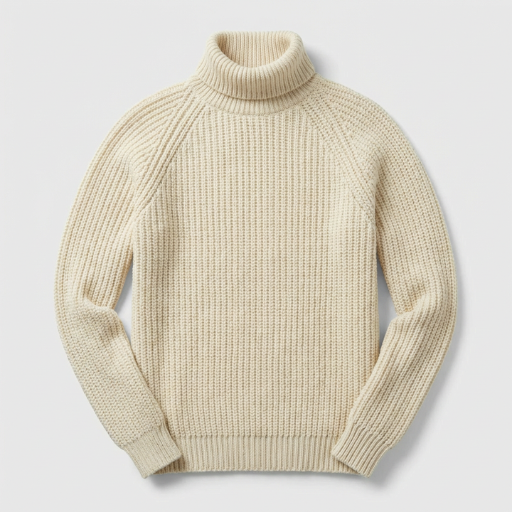 Maglione Invernale a Collo Alto da Uomo