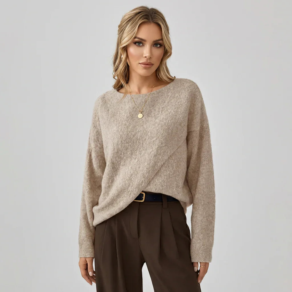 Maglione Oversize a Manica Batwing