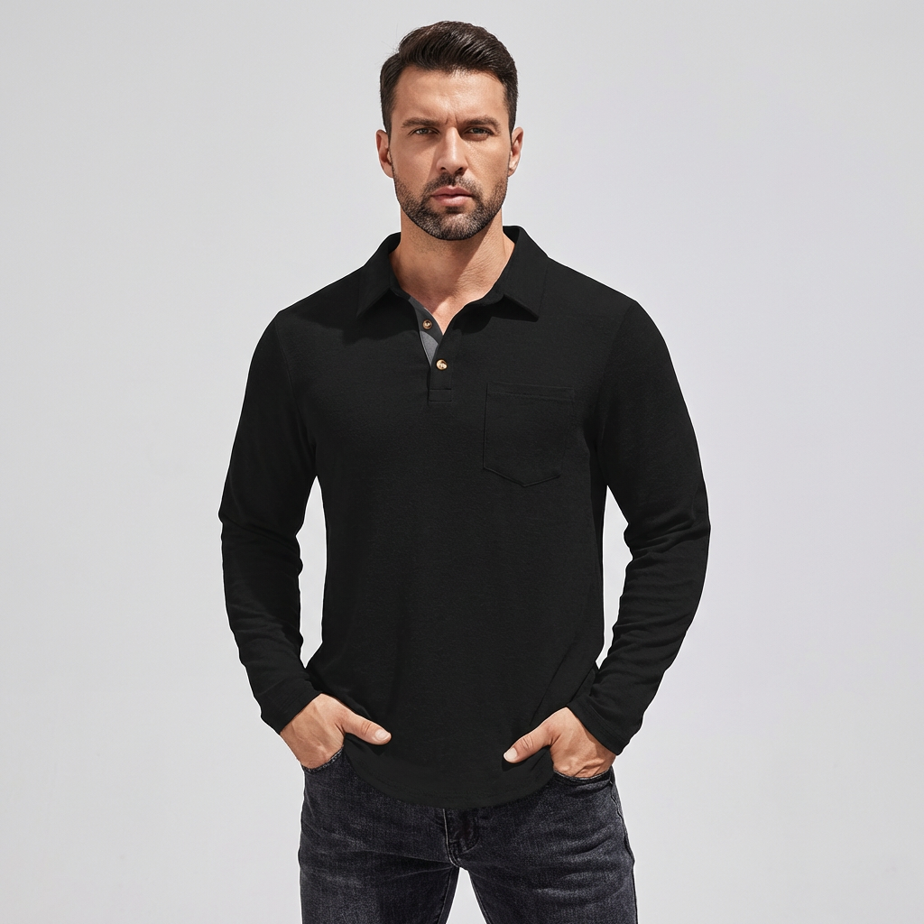 Maglietta Casual Collo Crew da Uomo – Stile Classico per Uso Quotidiano